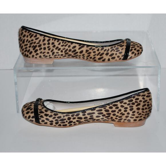 NIB Size 7.5 (Euro 38) Womens Flats Leopard Print Homers - Picture 3 of 8
